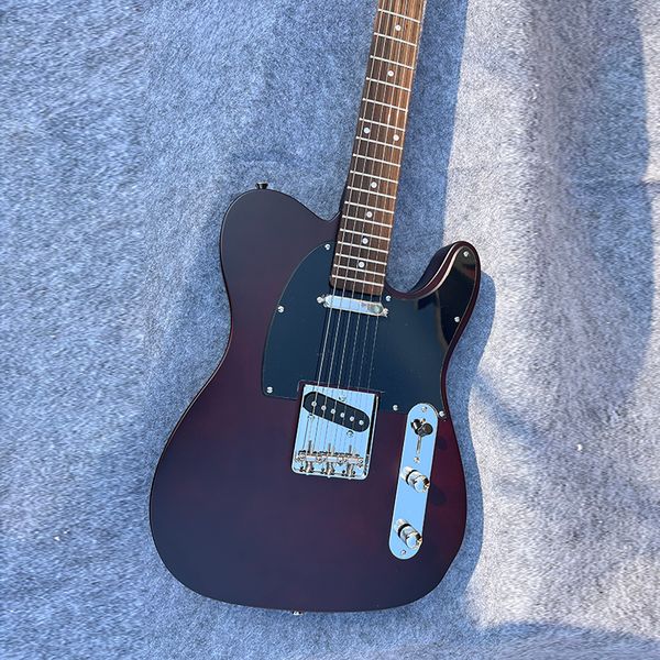 

electric guitar dark brown matte color made by european and american teams delivered home of charge