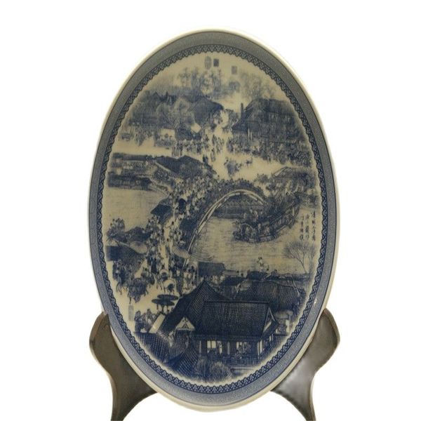 

fine old china porcelain painted ceramic plates porcelain&amp pottery painted riverside collectible porcelain, Silver