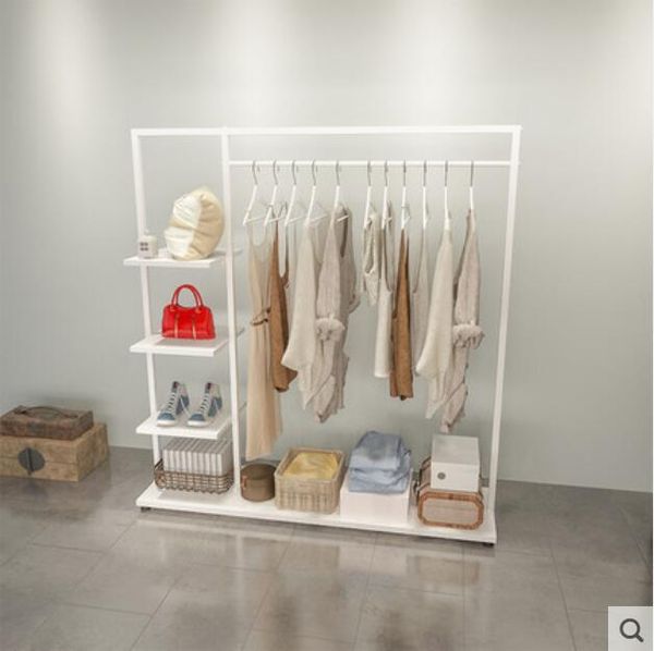 

hooks & rails tieyi clothing store display rack, hat clothes floor type simple european style rack