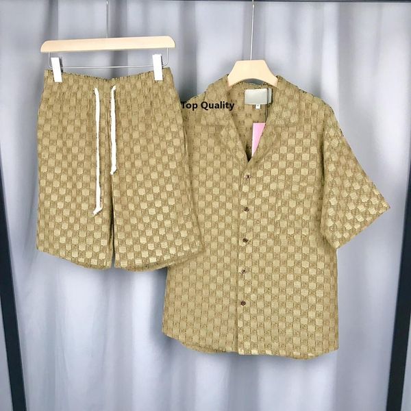 

summer mensual tracksuits fashion short sleeved shirts sweat suits designer, Gray