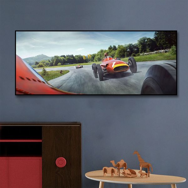 F1 Car Racing Poster Stampa su tela Pittura Nordic Wall Art Picture For Living Room Home Decor Decorazione Frameless