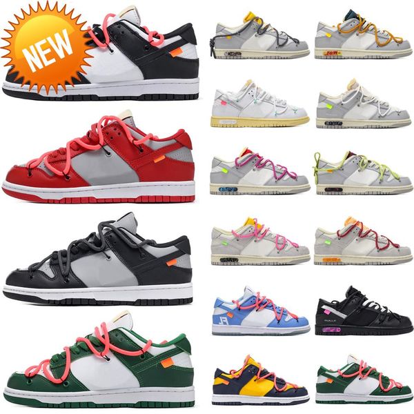 

2022 white x running shoes mens womens triple black grey blue green series cut classic all -match sports shoe eur 36 -45