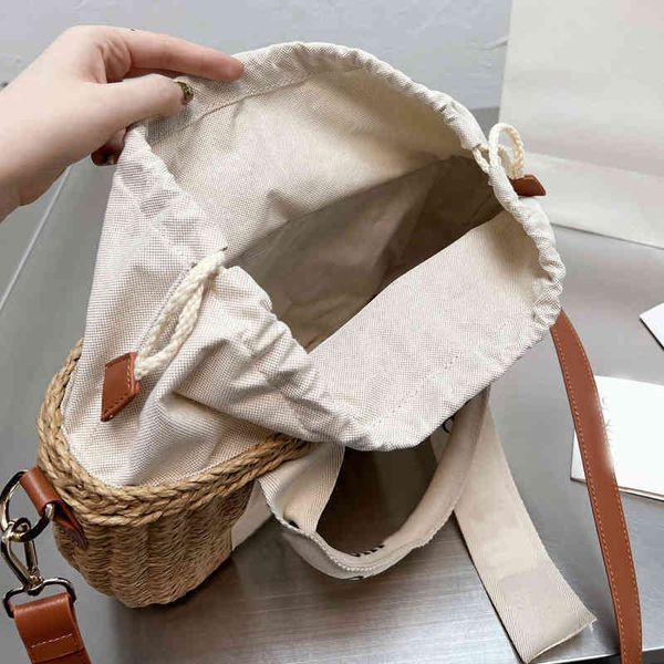 

summer tote bags women fashion handbag vacstion shoulder bagss designer brand crossbody female woven basket 220324