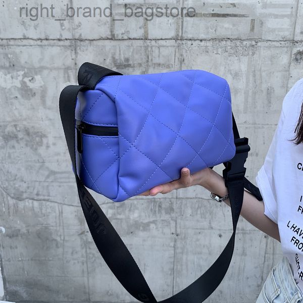 

2022 summer women crossbody bag brand design luxury lingge soft pu leather shoulder bag large capacity casual messenger bag w220810