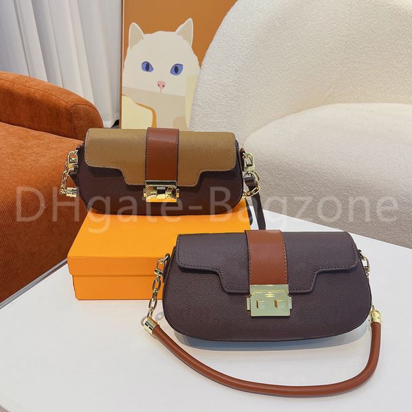 

bag designer womens messenger fashion shoulder bag large capacity letter print retro versatile contrast color design