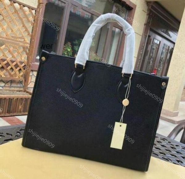 

womens shoulder bags onthego fashion leather totes designers handbags bag purse flower ladies casual tote female handbag m45653