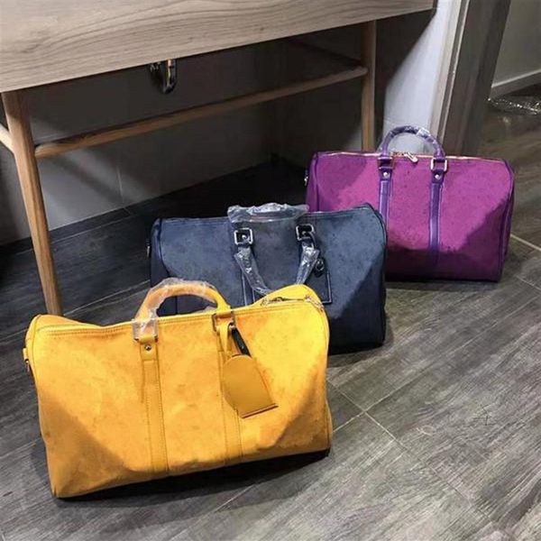 

ms han edition of new male high-capacity short-distance travel bag trend letter single shoulder handbagg duffel bags men a designe251t