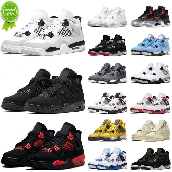 

boots shoes quality basketball mens womens 4s military black desert moss red thunder lig