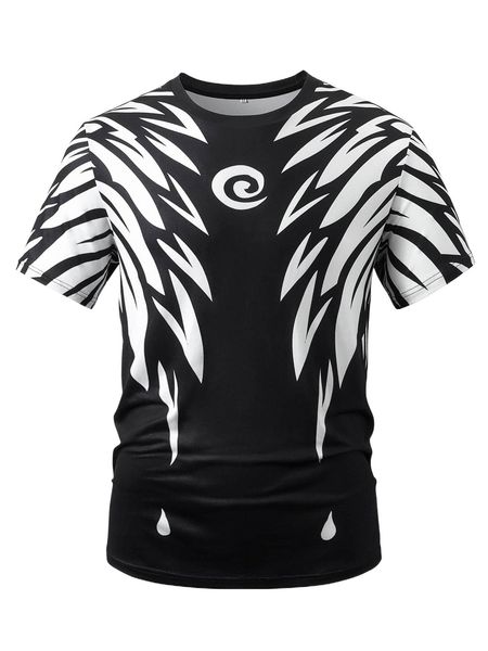 

men wing print tee o8or#, White;black
