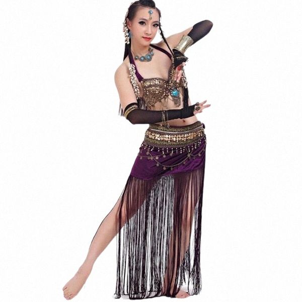

stage wear tribal style belly dance suits dress performance egyptial costumes 6 colors s683#, Black;red