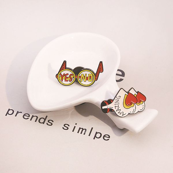 

astronaut star moon brooch color candy eyes meteor skateboard rainbow rocket plane enamel pin badge jewelry gift for children, Gray