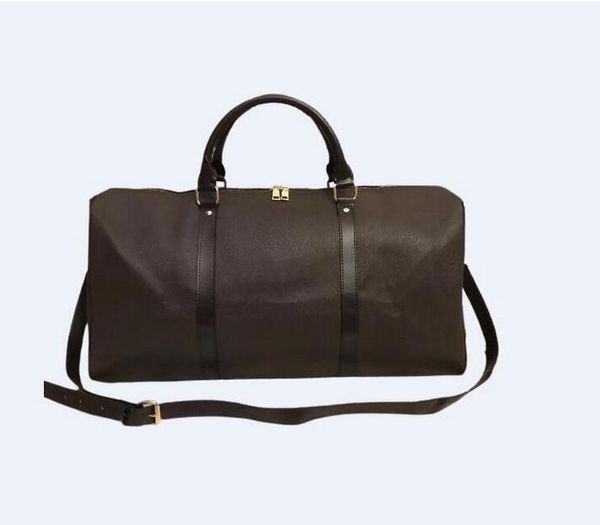 

designer 55cm duffle travel bag attractive casual men's duffel backpack outdoor packs storage messenger bags fitness stuff sacks luggag, Brown;gray