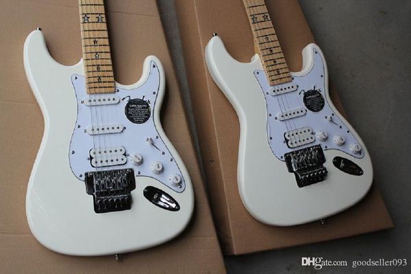 

2014 new st electric guitar fretboard pentagram double roll guitar lhgb lkjygf