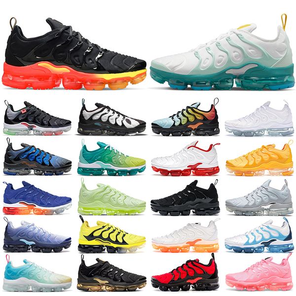 

tn plus running shoes for men women trainers since 1972 berry fresh triple black wolf grey white red pastel orange gradients mens outdoor sn