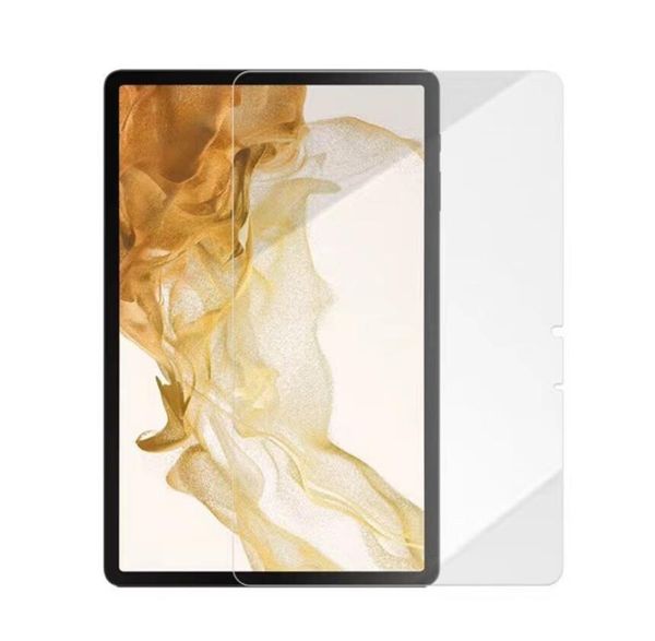 Temperierte Glasplattforschungsschutz für Samsung Galaxy Tab A7 Lite T225 T220 A8 10.5 x200 S8 S8 + S8 Ultra X700 x800 x900 Bildschirme Schutzfolie Anti-Scratch 9h