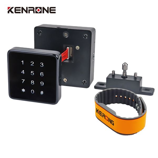 

kerong smart wireless wifi app remote control electron safe mini hidden rfid card password drawer cabinet gym locker lock with alarm