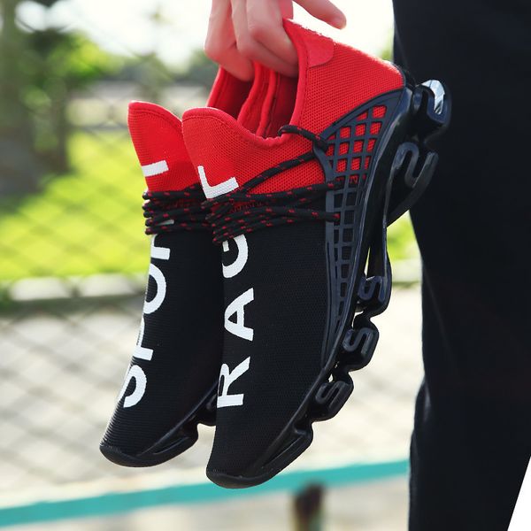 

fashion men and women s walking shoes breathable running sports outdoor cushioning sneakers 220812, Black