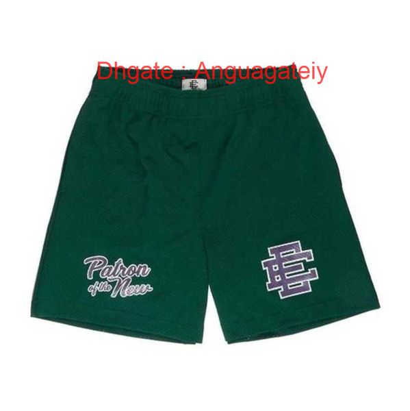 

eric emanuel ee basic short new york city skyline men's casual shorts fitness sports pants summer gym workout mesh breathab women baske, White;black