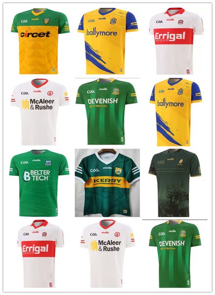 

22/23 gaa rugby jerseys dublin kilkenny wexford kerry tyrone meath fermanagh derry roscommon donegal mayo cork galway gaillimh tipperary cio, Black;red