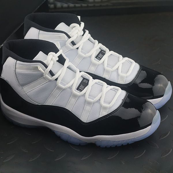 

shoes jumpman 11 basketball concord black-white 11s designer sport running