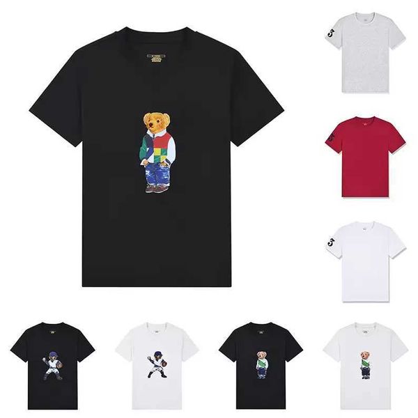 

fashion tshirt designers t shirts ralphs polos mens women t-shirts tees man s casual chest letter shirt luxurys clothing sleeve clothes, White;black