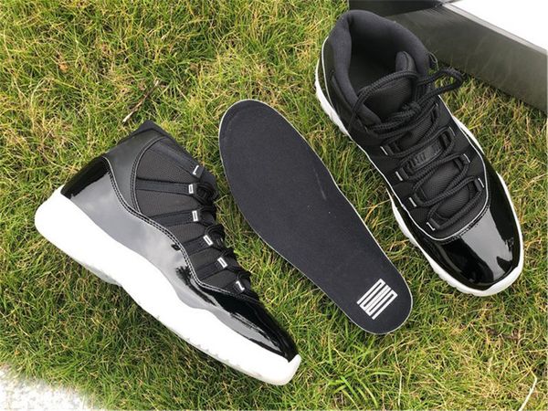 

shoes authentic 11 jubilee 25th anniversary 11s black clear white metallic silver real carbon fiber mens sneakers original