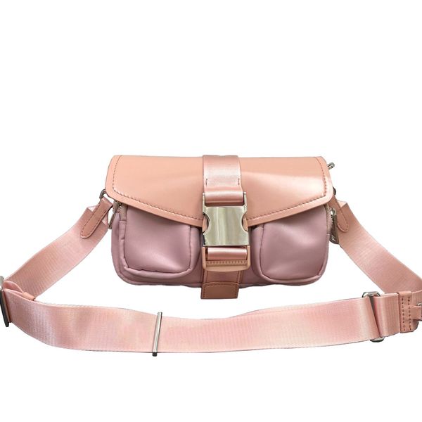 

nappa leather bag luxury designer crossbody bag flap pockets with zipper metal hardware magnetic
