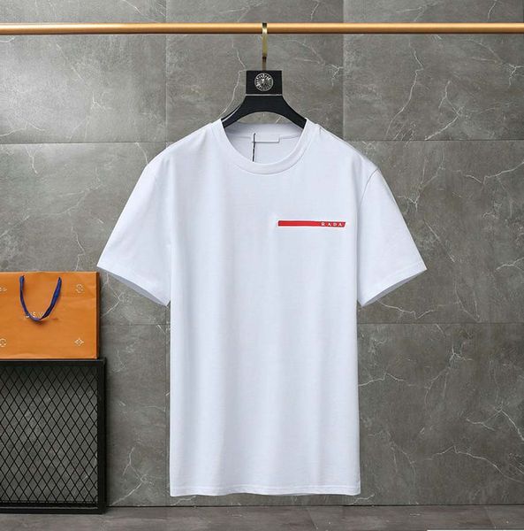 Luxurys Designer Männer Kleid Mode 100% Baumwolle KurzarmH T-Shirt Lose Trend Jungen Halbarm Einfache Buchstaben Herren Damen Hemden M-3XL # 88