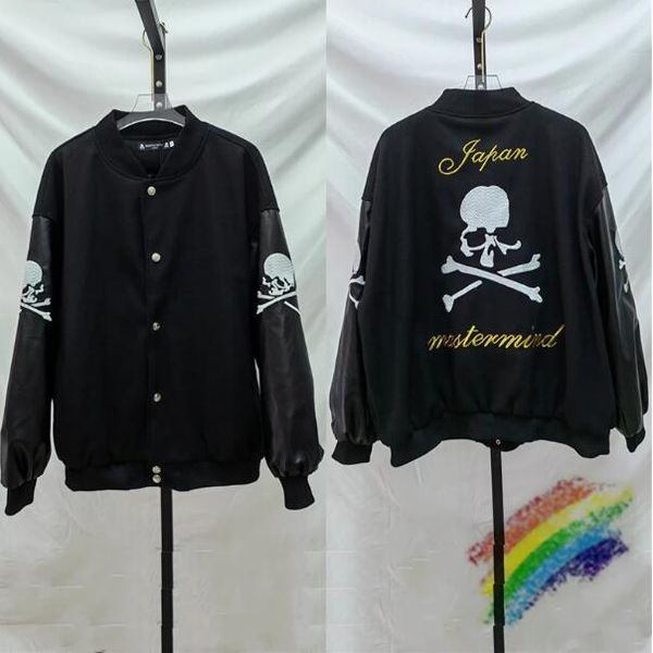 

cardigan baseball jacket men's plus size outerwear & coats women 1 quality patchwork woolen coats leather sleeves clothes, Black;brown