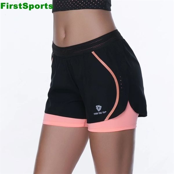 

women's 2 in 1 sports gym yoga shorts quick dry fitness running shorts training exercise workout jogging shorts with lining t200412, White;black