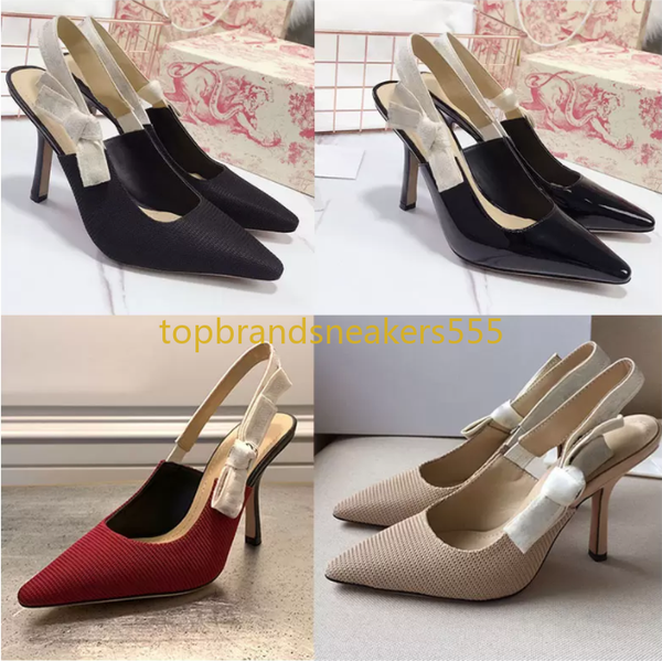 

banquet dress shoes classic high heeled sandals gladiator summer women fine heel heels shoe fashion letter cloth lady webbing pointed shoes, Black