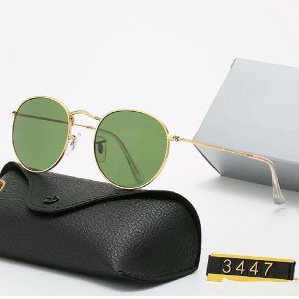 

designer sunglasses brand uv400 eyewear metal gold frame sun glasses men women mirror sunglass polaroid glass lens, White;black