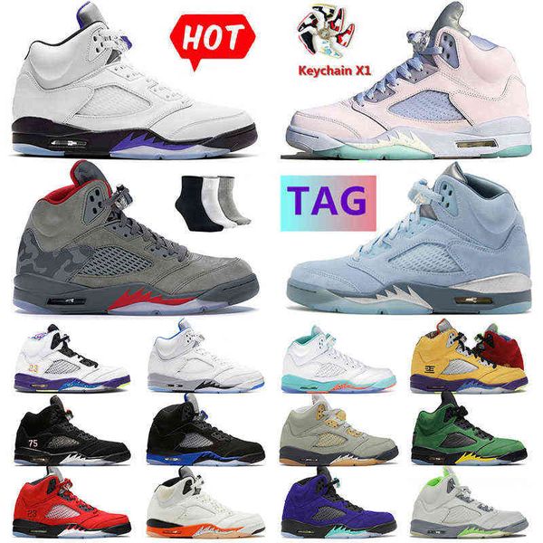 

jumpman 5 5s v authentic mens basketball shoes florida gators marquette camo cactus white blue bird concord easter jade, Black;white