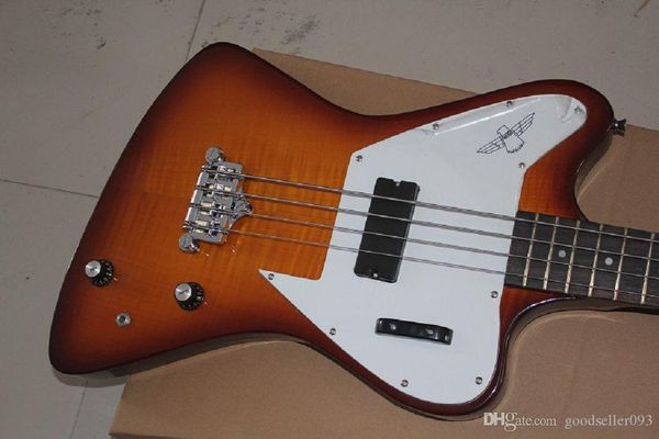 

factory custom smoke color thunder bird 4 strings bass guitar electric guitar 24