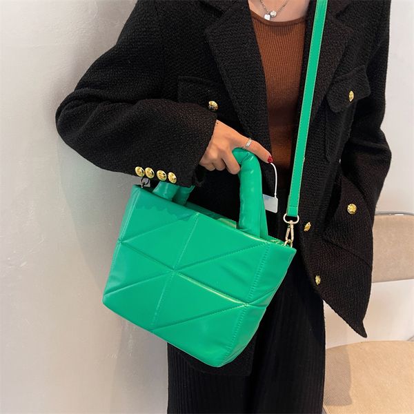 

pu lingge womens handbag luxury simple solid shoulder messenger bag ladies designer brand shopping tote bag woman