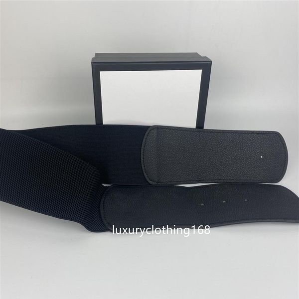 

designer womens belt 7cm wide leather black waistband belts lady woman big buckle classic casual pearl ceinture wtih box191f, Black;brown