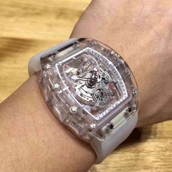 

watches wristwatch designer luxury mens mechanics watch richa milles wristwatch brand spot casual men's automatic mecha, Slivery;golden