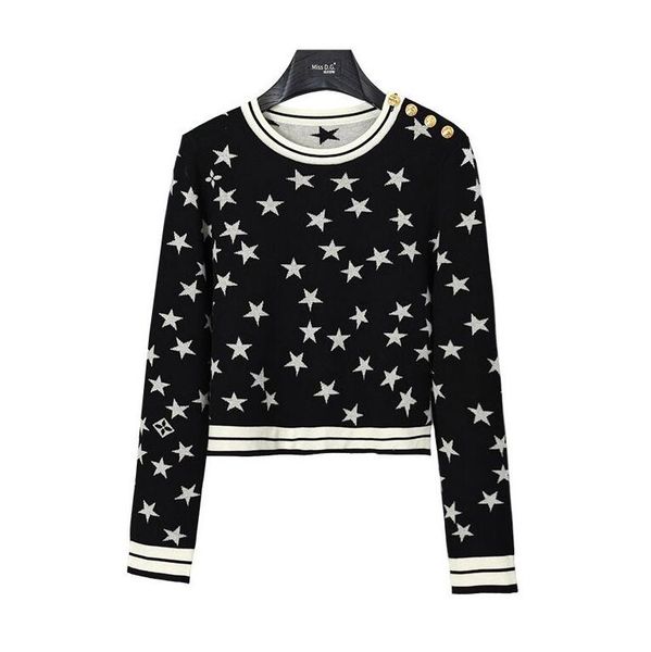 

2022 new women's sweater sweaters casual fashion womens brand lvs designers sweaters, White;black