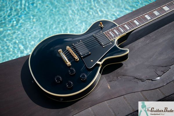 

greco egc-900d - black upgraded usa made emg pickups electric guitar