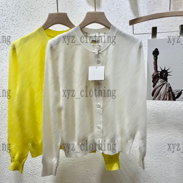 

summer high-end cutout knitted sweater cardigan white flexible sweaters brand designer women's sweateshirts sweaters apparel female aut, White;black
