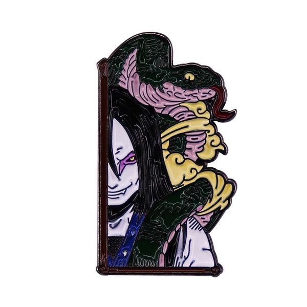 

cute anime movies tv hard enamel pins collect comic figure metal cartoon brooch backpack collar lapel badges fashion jewelry, Blue