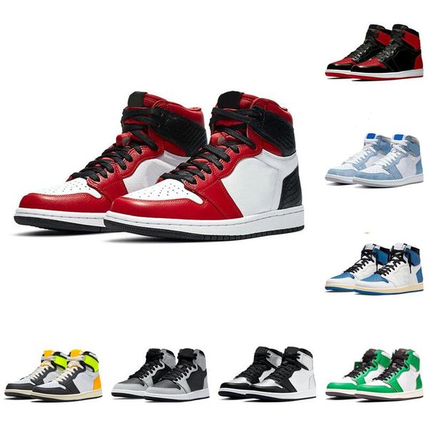 

basketball shoes 1 1s mid light smoke grey milan purple aqua paint drip multi-color mens womens chicago toe signal blue trainers sport desig