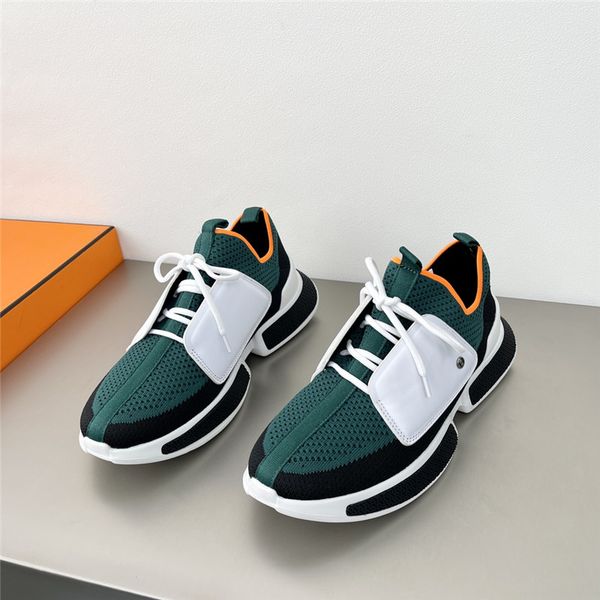 

the latest knitted sneakers breathable casual shoes shock-absorbing low-running shoes size 38-45, Black