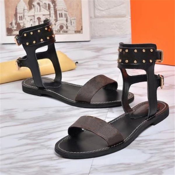 

fashion women sandals striking gladiator slippers ankle high boots summer flat sandal ladies beach roman slipper classic leat262r, Black