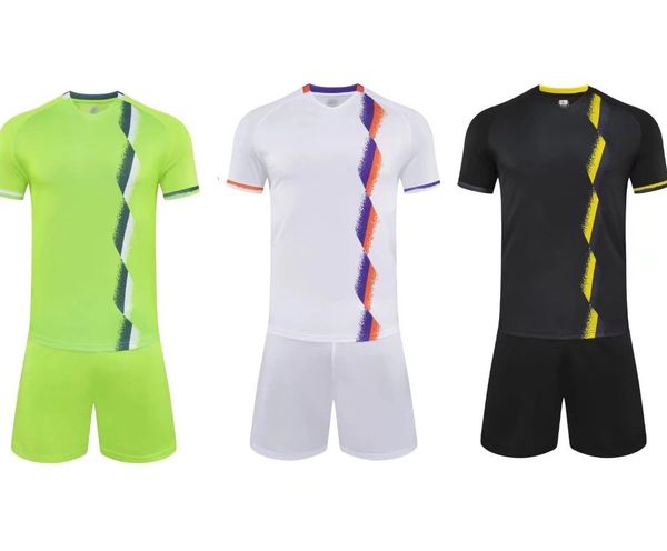 

yakuda design custom soccer jerseys sets men's mesh training football suit custom logo plus number with shorts uniforms kits football w, Black