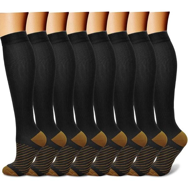 Herrensocken Kupfer Kompression für Damen und Herren Durchblutungsunterstützung Laufen Sportlich Stillen ReisenHerren HerrenHerren