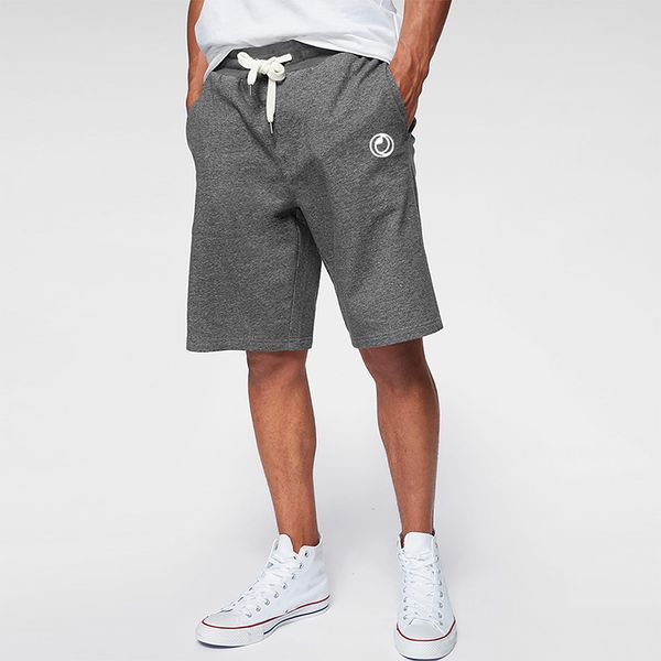 

happyjeffery summer men's bermuda shorts pants gym fitness loose trousers casual elastic drawstring pant man p63, White;black