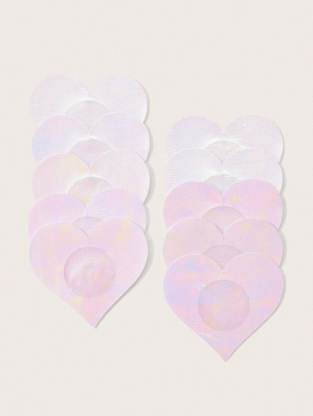 

5pairs heart shaped nipple cover d4sq#, Black;red