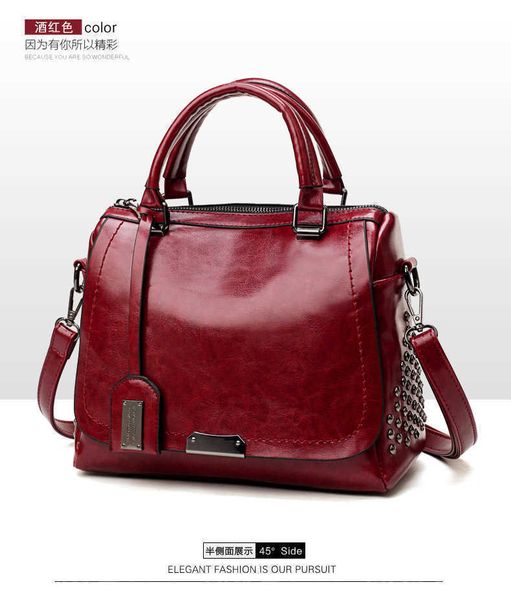 

yuchengbags 2022 women's autumn and winter new boston portable shoulder bag fashion women's bag messenger handbag