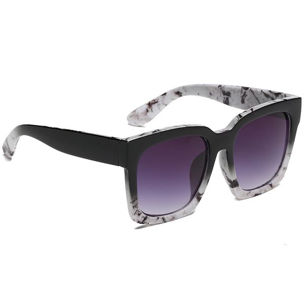 

classics wholesale women's oversize large black frame ins sunglass fashion glass polarized fashion design ladies sun glasses, White;black
